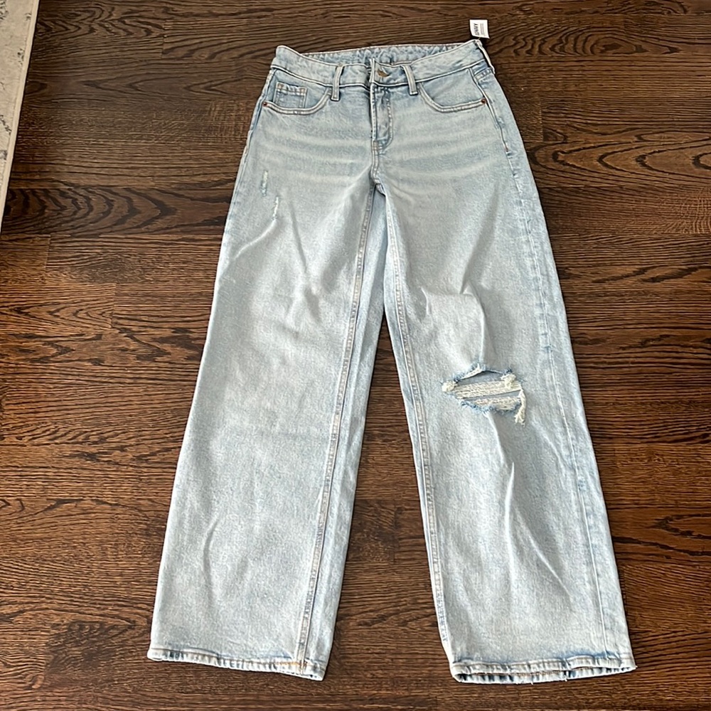 Jeans with tags